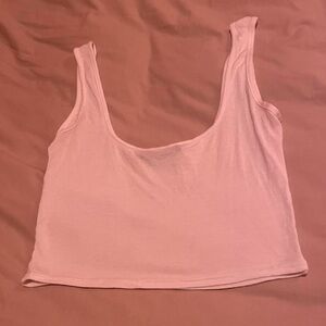 PrettyLittleThing Light Pink Crop Top
